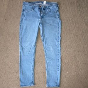 H&M blue denim jeans, size:33, color: blue